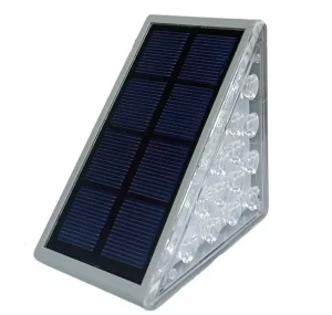 Outdoor Ip67 Waterproof Led Solar Deck Stair Step Lights for Yard Patio Garden Walkways Front Door Pathway Decoration Lamp