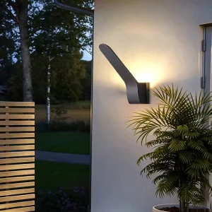 Outdoor LED Nordic Wall Light Waterproof Aluminum Structure 3000K Warm Light Outdoor Use Personalized Creativity