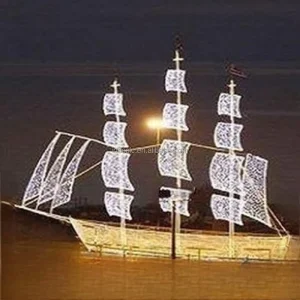 Outdoor LED Ship Installation for Exhibition Halls