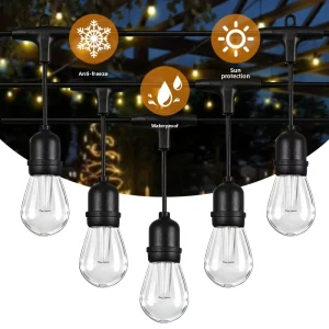 Outdoor LED String Lighting IP65 Waterproof RGB Full Color