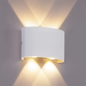 Outdoor LED Wall Lamp Up and Down Aluminum Decorate Wall Sconce Bedroom LED Wall Light