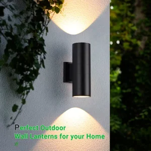 Outdoor Lighting 25W 30W Waterproof IP65 LED Up Down Round Square Outdoor Wall Lamps for Porch Balcony Patio Villa