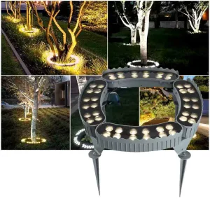 Outdoor Lighting Garden Ring Tree Lights Modern Lighting Courtyard Villa Park Decoration LED Waterproof Lawn Tree Lights