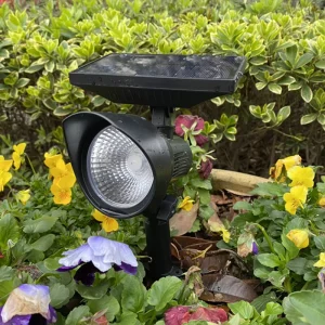 Outdoor Lighting Lamp LED Lawn Garden Landscape Adjustable Colors Waterproof Ground RGB Decoration Solar Spotlight Lights
