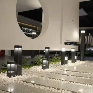 Outdoor Modern Design Pillar Bollard Lights Outdoor Garden LED Lawn Light for Landscape Pathway
