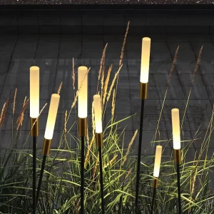 Outdoor Reed Lights Grass Decorations Candle Lights Inserted in the Garden