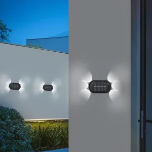 Outdoor Solar Garden Wall Light Corridor Wall Mounted Solar Wall Lamp Solar Pathway Lights Solar Outdoor Lights