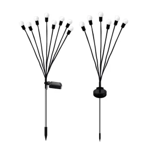 Outdoor Solar Power Waterproof Illuminated LED Landscaping Garden Lawn Decorative Night Firefly Light