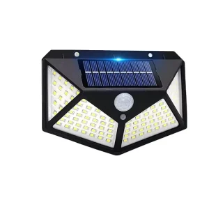 Outdoor Solar Powered Garden Lamp 100 Led Waterproof Motion Sensor Solar Wall Garden Lights