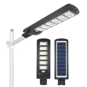 Outdoor Solar Powered Road LED Street Light IP65 Waterproof 300W 150lm w SMD5730 Dimmable 2700 6000K Color Temp 90 Beam