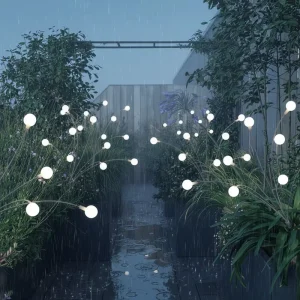 Outdoor Solar Stainless Steel PC Lawn Light LED IP65 Waterproof Lamp Decoration Villas Terraces Garden