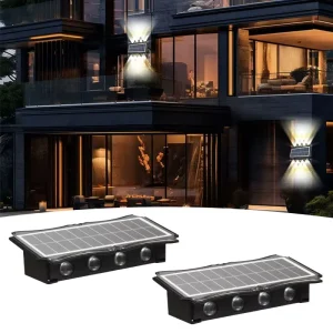 Outdoor Solar Waterproof Garden Wall Light Corridor Wall mounted Solar Wall Light Solar Telescope Wall Lamp Solar Wall Light