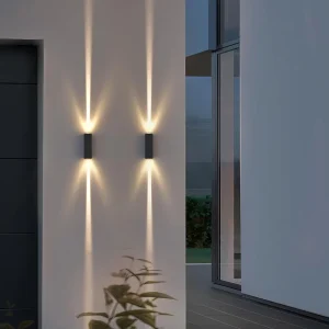 Outdoor Wall Lamp LED Lights up and Down IP65 Aluminum Waterproof Outdoor Wall Lamp Modern Porch Lighting