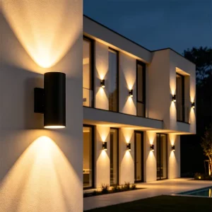 Outdoor Wall Lamp with IP65 20W LED Outdoor Wall Light Surface Mounted LED Handrail Light Aluminum Base for Garden Use
