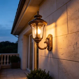 Outdoor Wall Lamps Waterproof Courtyard Lamps European Style Villa Outdoor Terrace Lamps Passageway and Balcony Wall Lamps