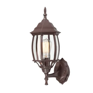 Outdoor Wall Light Anti-rust With Bronze Finish and Clear Glass Die Cast Aluminum Wall Lamp