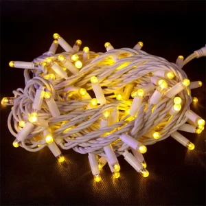 Outdoor Waterproof IP65 Plastic Wedding Fairy Party Garden Garland Merry Christmas Decoration LED String Lights