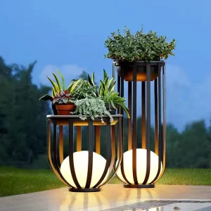 Outdoor Waterproof Lawn Lamp Villa Garden Lamp Flower Lamp Balcony Garden Decorative Landscape Light