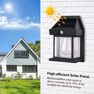 Outdoor Waterproof Sensor-Activated Wall-Mounted Smart Solar LED Street Light