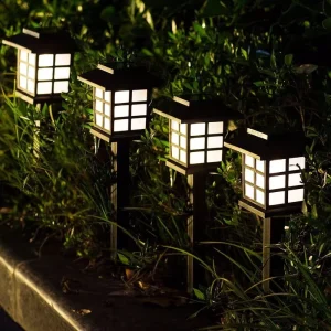 Outdoor Waterproof Small Garden LED Solar Lawn Lights Battery Powered Solar Landscape Lights