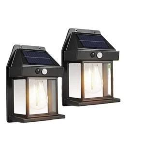 Outdoor Waterproof Solar Garden Lights Solar Wall Lights With Motion Sensor Powered Pathway Flood Street Lighting Led Wall Lamp