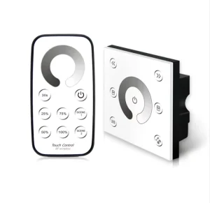 P1+T1 Touch Dimmer Switch RF Panel Wall Wireless Remote Control
