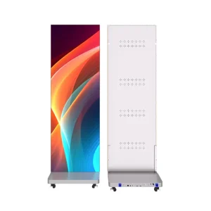 P2.5 Indoor LED Poster Display Screen 10-Bit Color Depth Shopping Mall Digital Signage Video Player Panel