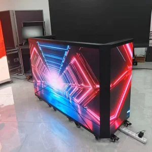 P2.6 Six-Fold Portable LED DJ Booth Table Facade Video Wall Display Module