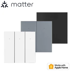 PC Smart Wall Switch, Matter Compatible, Voice and App Control, Wi-Fi Enabled