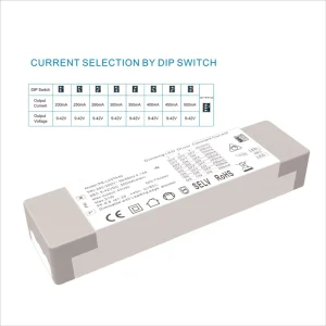 PE L20TA 9 42V 200mA 500mA Current Selectable by DIP Switch High Power Factor Constant Current Dimmable Led Driver