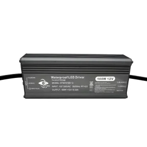 PF>0.98 DC12V/24V Non-Dimmable LED Driver IP67 Constant-Voltage 100W 120W 150W Waterproof LED Driver
