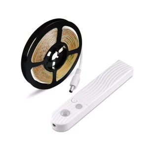 PIR Motion Sensor LED Strip Light for Cupboard, Closet, Bedroom, Wardrobe, and Kitchen
