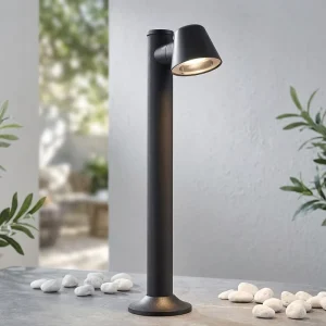 PL8201 Outdoor Lighting PC Material LED Garden Light IP54 GU10 Lampholder Lawn Lamps Garden Lamp for Exterior Bollard Lighting