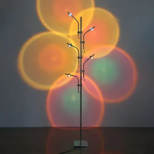 PM 5 lights 7 colors Sunset Projection Floor Lamp Rainbow Atmosphere Photography Background Light Romantic Warm Standing Lamp