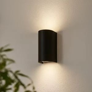 PS1951 2xGU10 Up and Down Wall Light IP65 PC Modern Surface Mount Indoor Outdoor Sconce Landscape Garden Wall Lamp Fixture