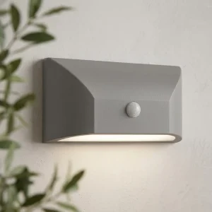 PW2202-SA 6W IP65 Waterproof Solar LED Security Wall Light, Pure White, PIR Motion Sensor