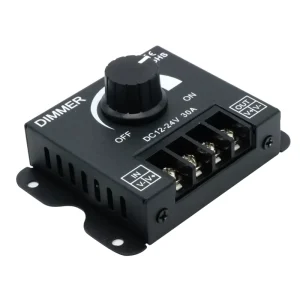 PWM Digital Stepless LED Dimmer Controller for Single Color Lamp and Strip