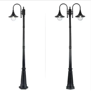 Park Villa High Pole Landscape Lamp Outdoor Community Waterproof New Rural Outdoor Old fashioned Street Lamp Old Model