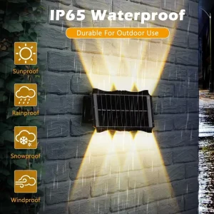 Patio Yard Cordless Outdoor LED Security Mounted Pathway Waterproof Solar Lights Outdoor Solar Wall Light Solar Garden Lights