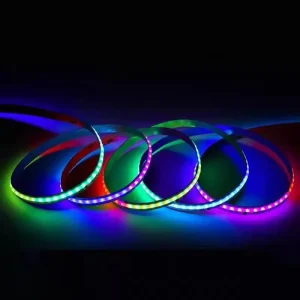 Pixel RGBIC Cob 720Leds 10mm 12V 24V Addressable Strip Light with USB IP20 Ws2811 IC