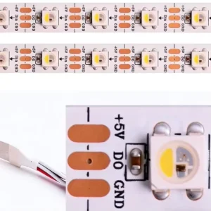 Pixel RGBW LED Strip SK6812 Addressable 5050 Flexible Tape