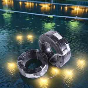 Plug-In LED Starry Night Light for Swimming Pools with RGBW Twinkle Effect, App Control, and Shooting Star Effect