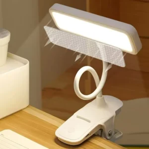 Plug in Battery 500mAh Clip on LED Desk Study Light Eye caring Rechargeable Table Reading Lamp
