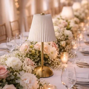 Portable Cordless Table Lamp Touch Dimmable USB Rechargeable LED Warm White Restaurant Hotel Bar Cafe Decorative Lighting