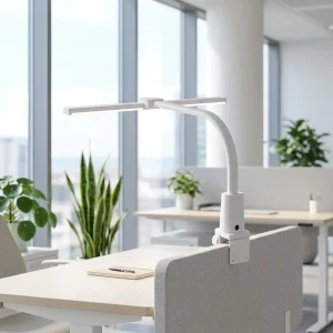 Portable Flexible Gooseneck LED Table Lamp with Clamp Eye Care for Architects Artists 3 Color Modes Modern Task Light