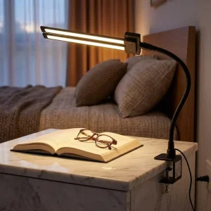 Portable LED Desk Lamp with Touch Control and DIY Adjustable Design for Reading Room Plug-In Modern Style