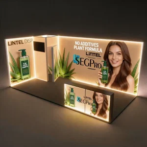 Portable LED Modular SEG Fabric Backdrop Light Box Exhibition Booth