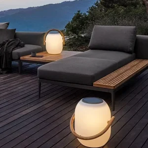 Portable Rechargeable LED Landscape Light for Garden Villa & Terrace Modern Outdoor Lawn Solar Lighting Waterproof IP65 Rating
