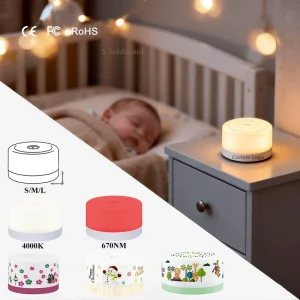 Portable Rechargeable Touch LED Night Light with Dimming and USB
