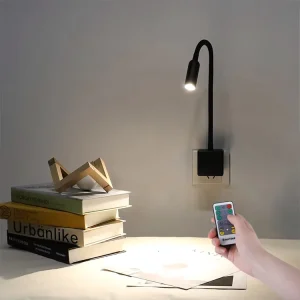 Portable Smart Indoor LED Wall Lamp Plug-In Night Light